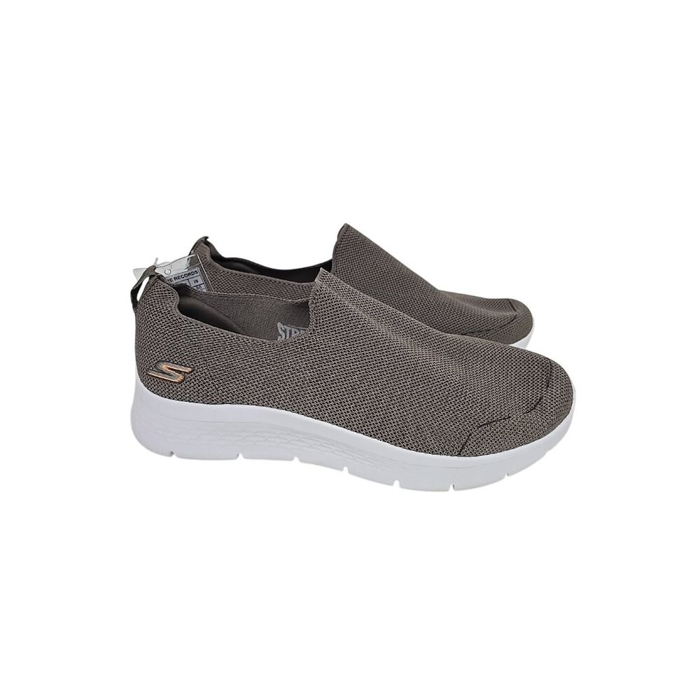Skechers Go Walk Slip-On Casual Shoes Taupe White 216490 Size 12 EW - Picture 2 of 7